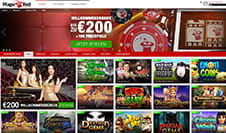 Die Homepage von MagicRed