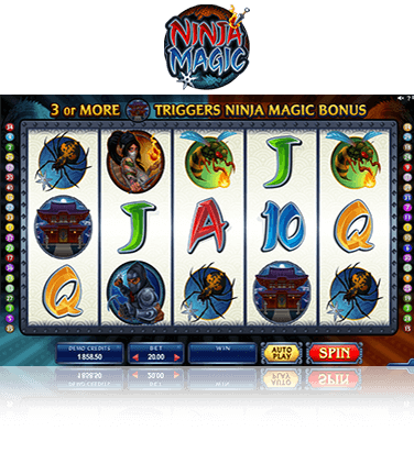 Microgaming Ninja Magic Spiel