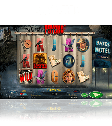 Die Walzen des Psycho Slots.